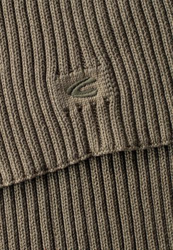 Strickschal aus Organic Cotton Grün OS
