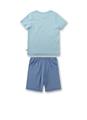 Schlafanzug kurz 092 - Milky Blue