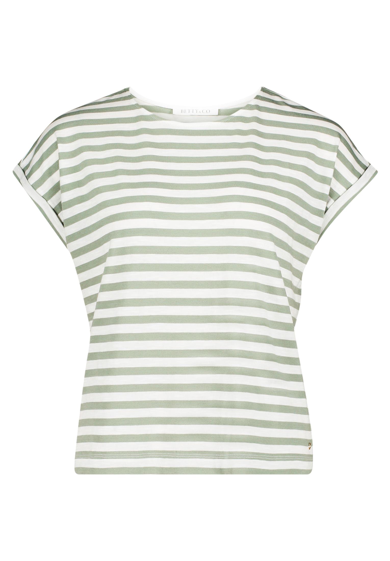 Ringelshirt S Lässig - Cream/Green