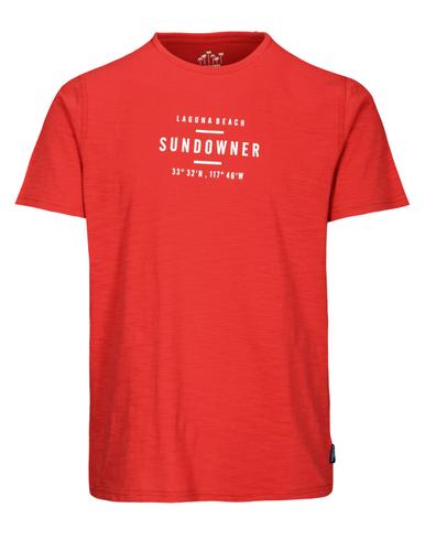 Rundhals T-Shirt 1/2 Arm XXL - Bright Red