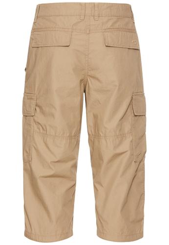 3/4 Cargo Shorts Regular Fit 34IN Regular Fit - Wood