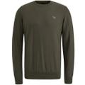 R-neck cotton knit
