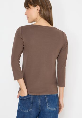 Basic Shirt in Unifarbe