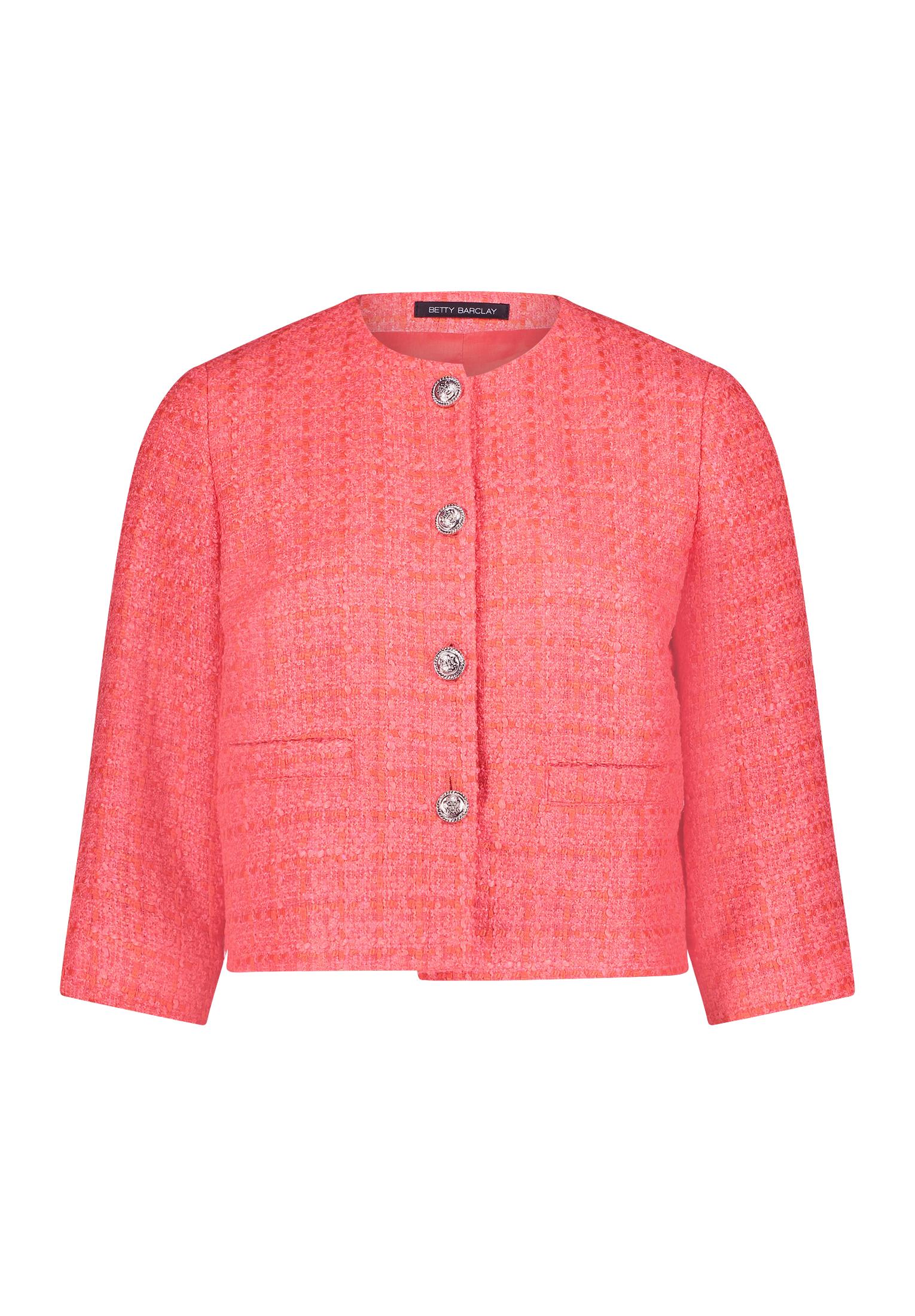 Blazer-Jacke 36 Gerade - Hot Coral