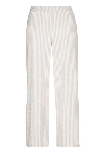 Hosen SUNSET IN PINK mit weitem Bein 42 - Cream/ecru