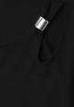 Knielanges Kleid mit Schnallendetail 34 - Black