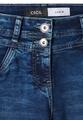 Slim Leg Jeansshorts im Casual Fit 29 - Mid Blue Used Wash