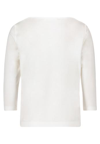 Casual-Shirt S Gerade - Rohweiß