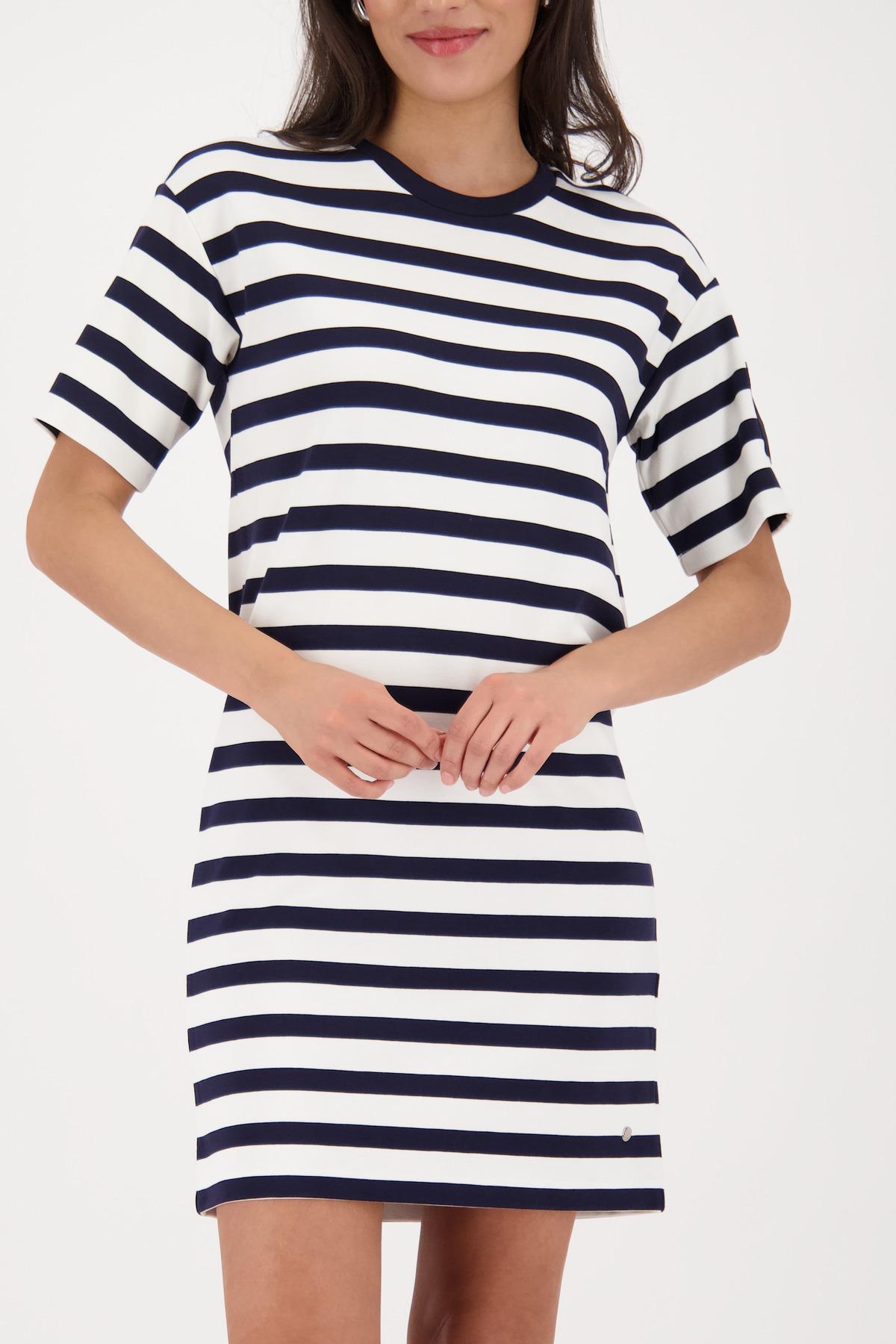 Sweatkleid mit Streifen 40 - Marine Ringel