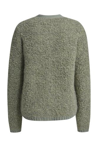 Bouclé Cardigan XL - Khaki