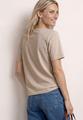T-Shirt mit Rundhals und Printdetail 42 - Clay Sand