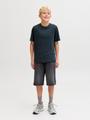 JJIALEX JJORIGINAL SHORTS SQ 175 SN JNR 140 Baggy Fit - Black Denim