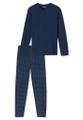 Schlafanzug lang Blau 56
