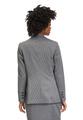 Longblazer 42 Leicht tailliert - Grau/schwarz