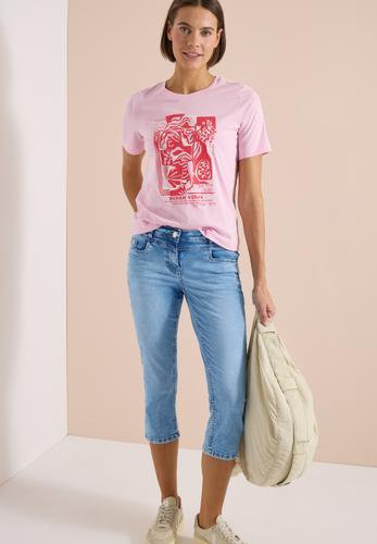 3/4 Slim Leg Jeans im Casual Fit 32/3/4 Hosen - Light Blue Washed