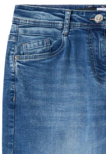 High Waist Barrel Leg Jeans im Loose Fit 32/28 - Mid Blue Wash