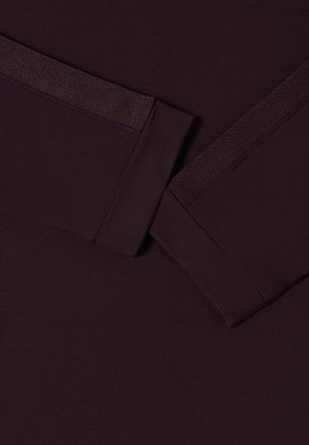 Batwing Shirt mit Tape S - Eggplant Red