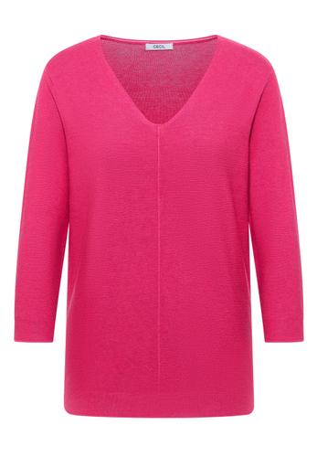 3/4-Arm Pullover mit Struktur