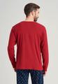 Langarmshirt Knopfleiste 50 - Rot