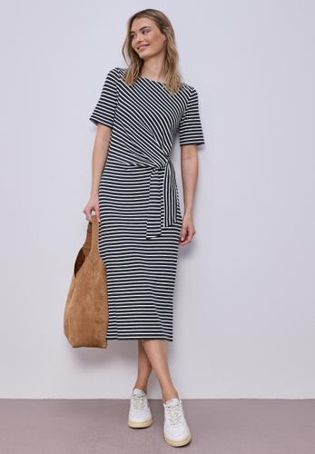 Midi-Kleid mit Knotendetail 34 - Shadowed Navy