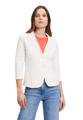Jerseyjacke 38 Tailliert - Rohweiß