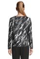 Sweatshirt 44 Figurumspielend - Schwarz/weiß