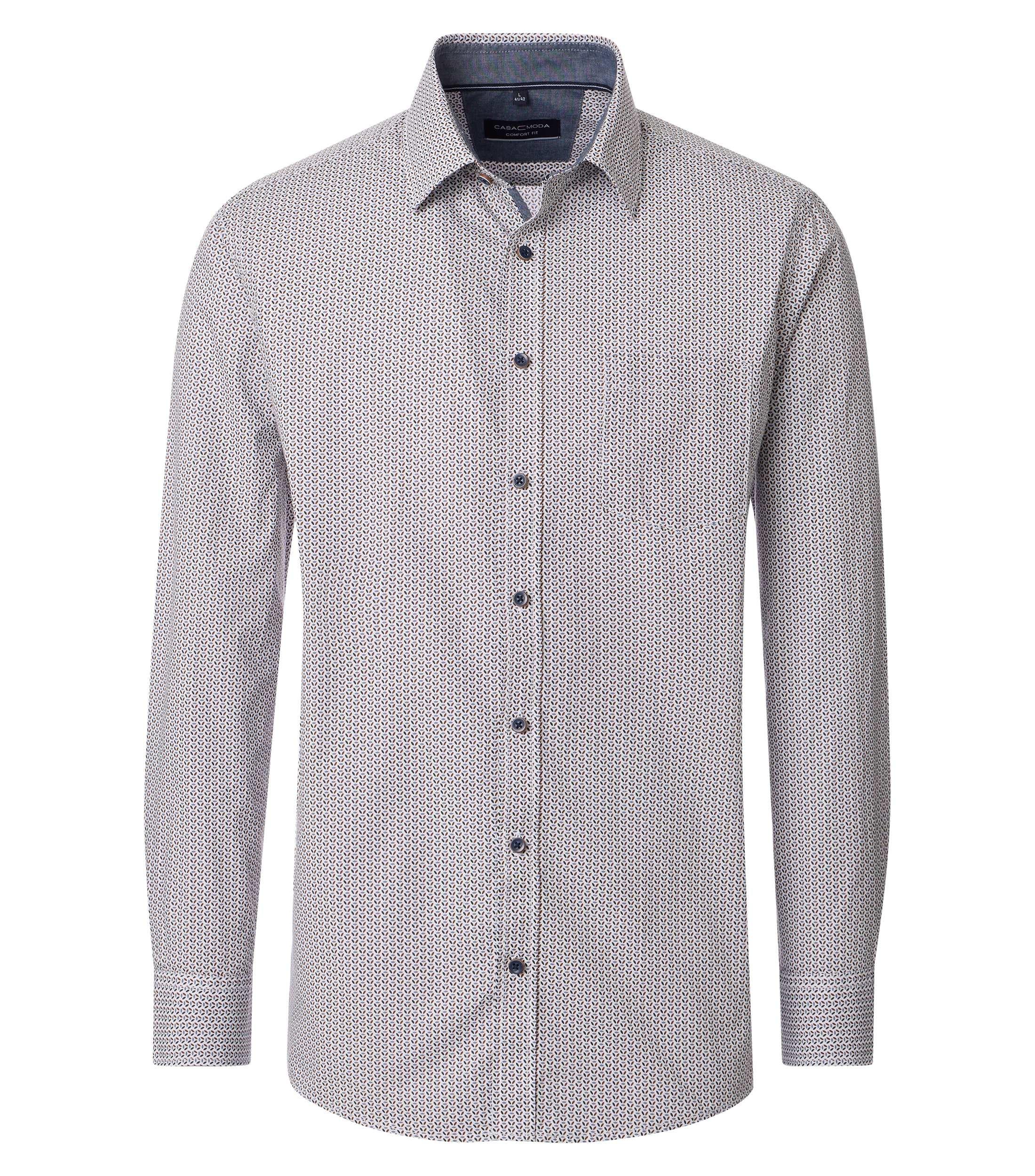Freizeithemd M Casual Fit - Silber