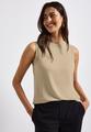 Top mit Chiffondetails 42 - Coastal Beige