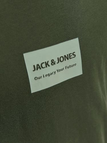 JJHAKKAI TEE SS CREW NECK JNR 176 Locker geschnitten - Kombu Green