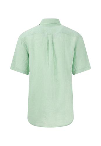 Premium Linen, B.D., 1/2 L Casual Fit - Turf Green