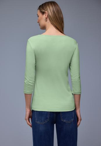 Basic Shirt mit blickdichter Front 40 - Pale Mint Green