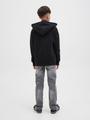 JJESOHO SWEAT ZIP HOOD NOOS JNR 140 Locker geschnitten - Black