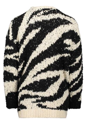 Grobstrickjacke M Lässig - Nature/black