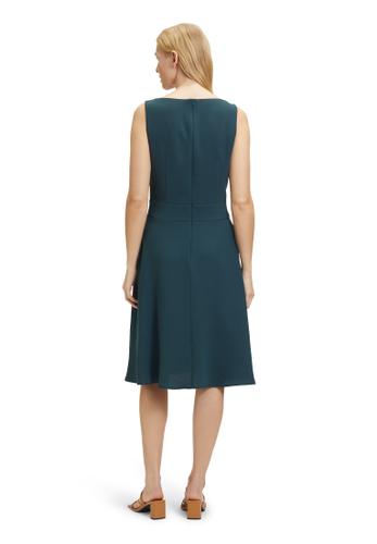 Basic-Kleid 38 Ausgestellt - Aventurine Green