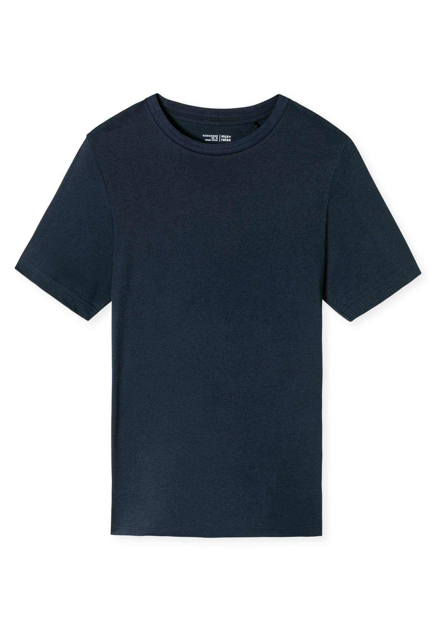 T-Shirt Rundhals 48 - Nachtblau