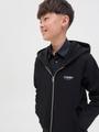 JJESOHO SWEAT ZIP HOOD NOOS JNR 140 Locker geschnitten - Black