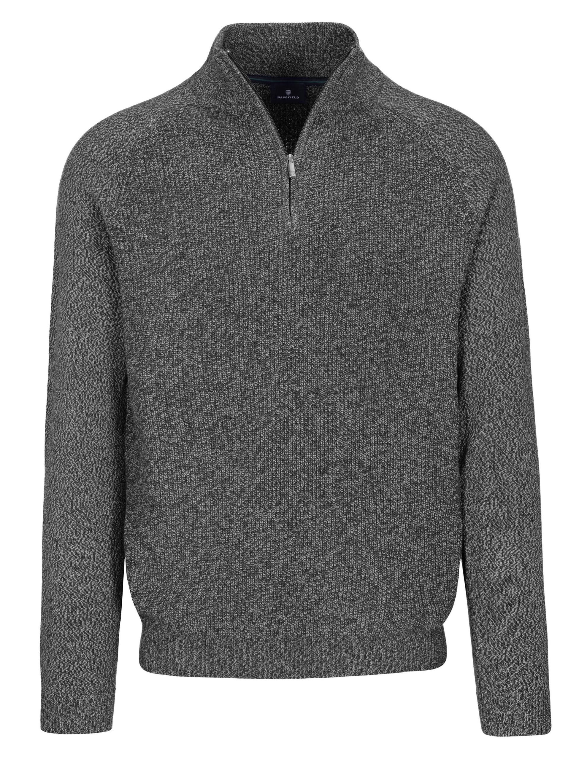 Zip Troyer Pullover 3XL - Blue Navy Mel.