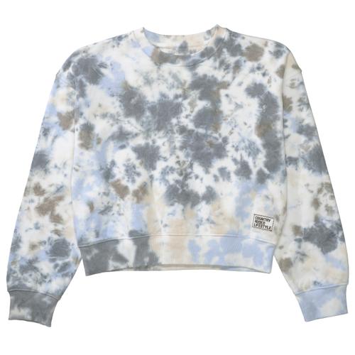 Md.-Sweatshirt 140 - Sky Blue Batik