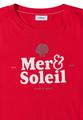 T-Shirt mit Rundhals und Wording