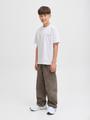 JCOUNION BACK PRINT TEE SS CREW NE JNR 152 Locker geschnitten - Bright White