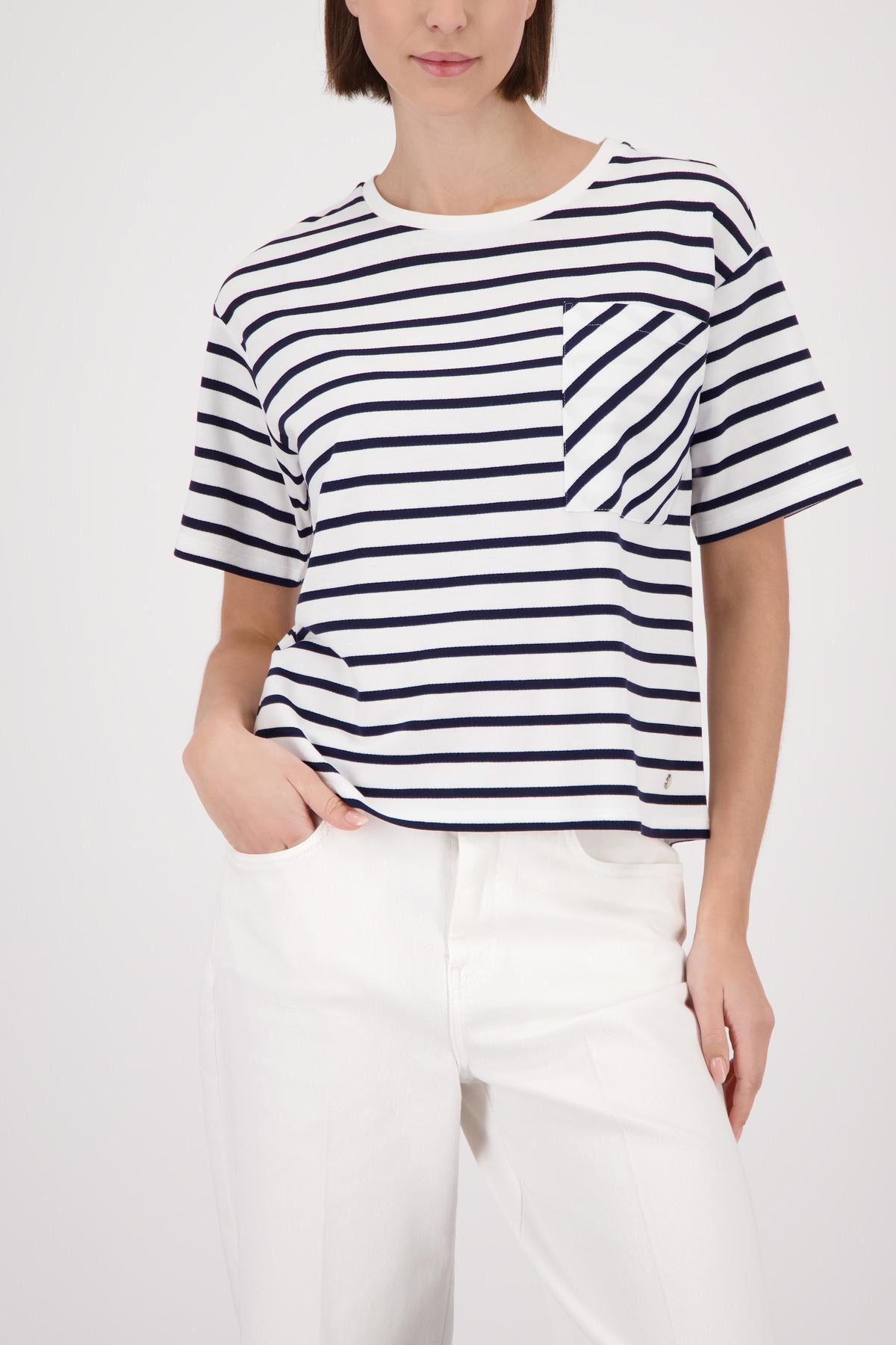 Gestreiftes T-Shirt 42 - Marine Ringel