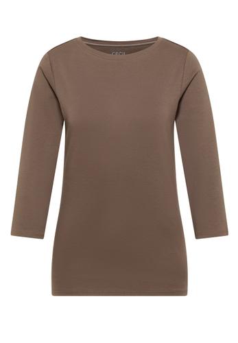 Basic Shirt in Unifarbe