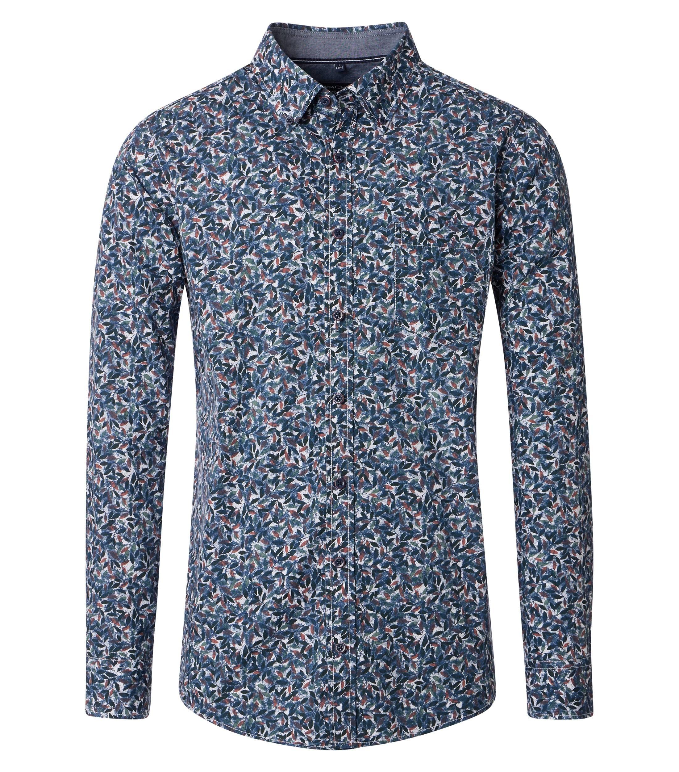 Freizeithemd M Casual Fit - Blau