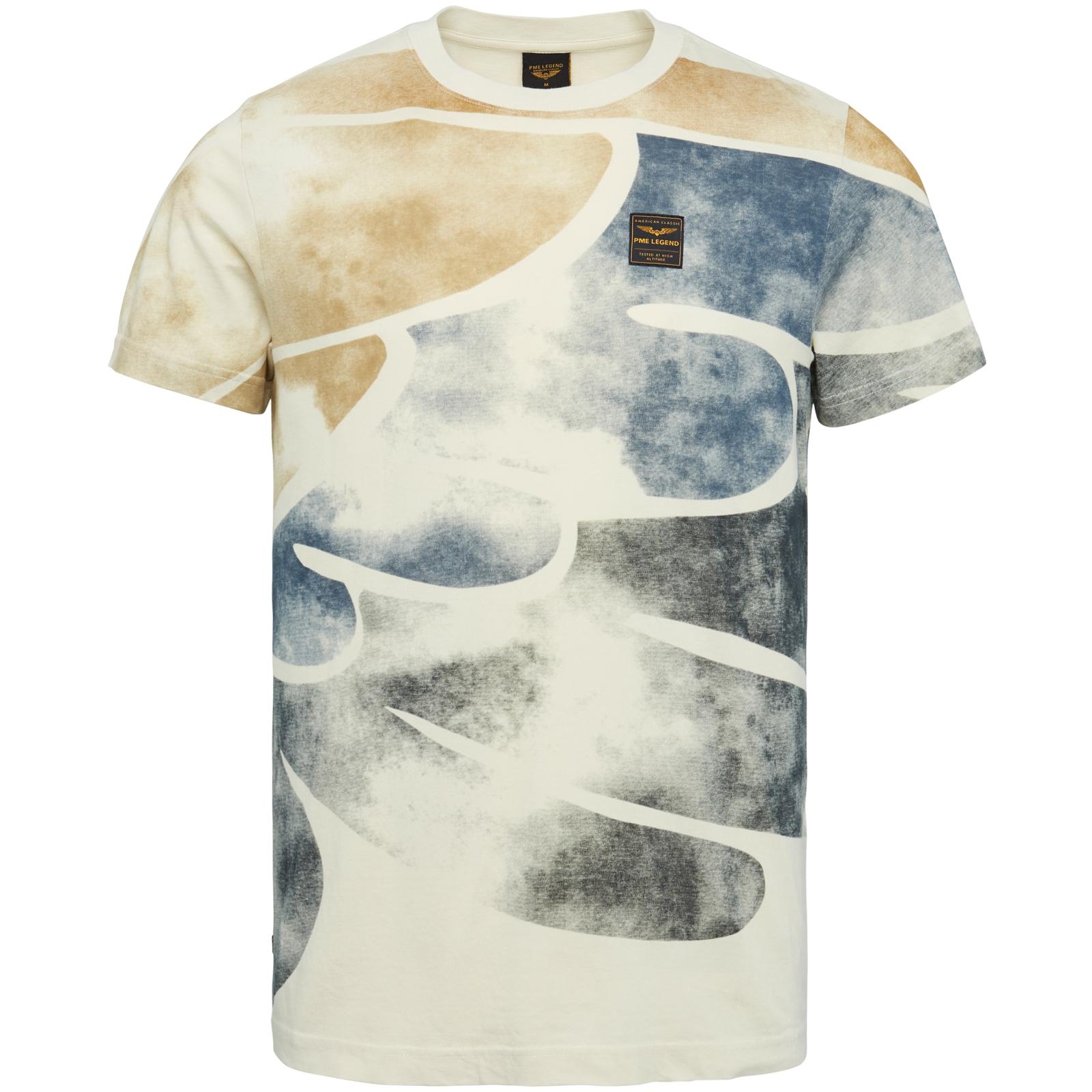Short sleeve r-neck play single jersey L - Bone White