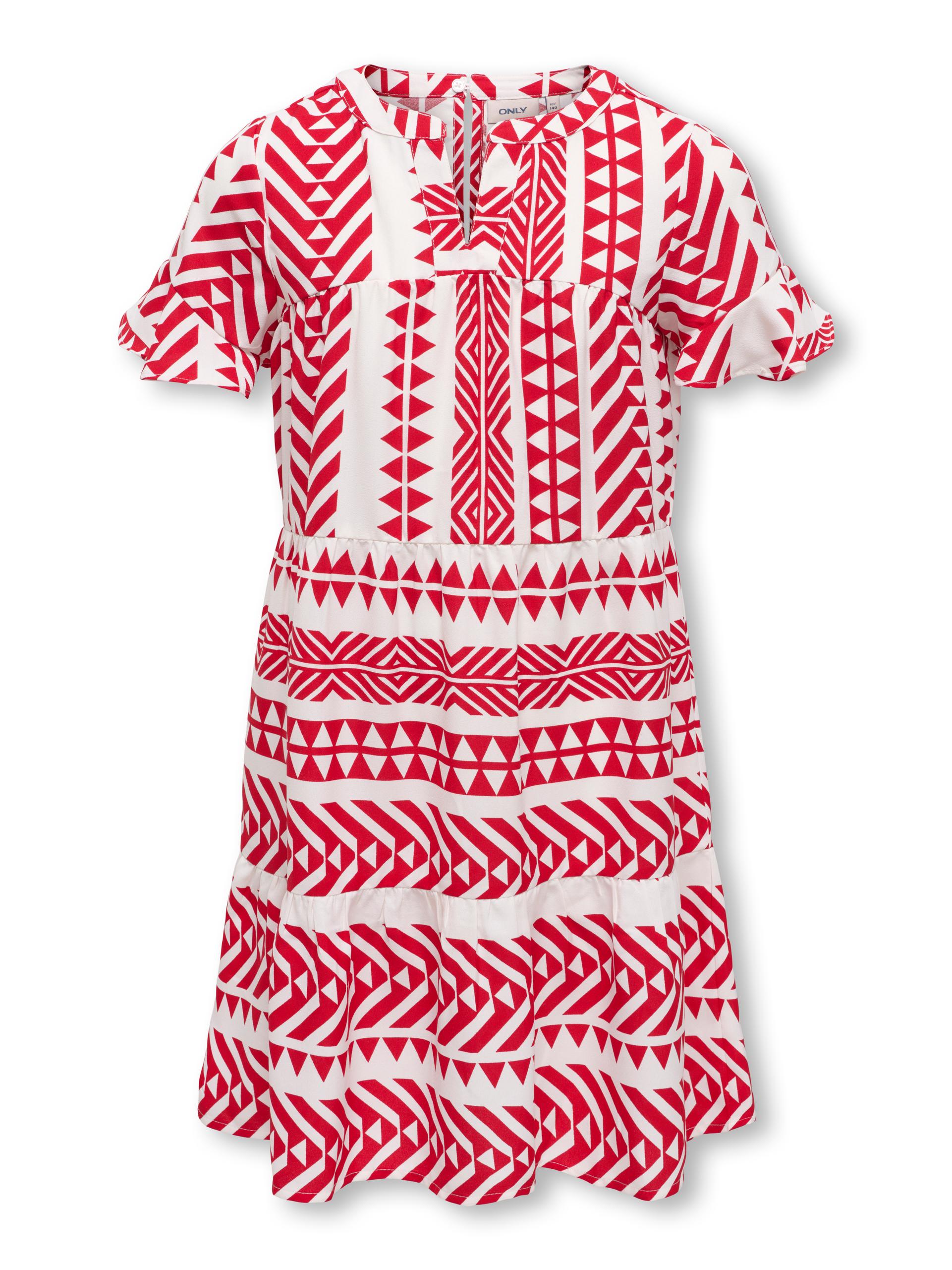 KOGALBERTE LIFE SS AOP DRESS PTM 140 Normal geschnitten - Barbados Cherry
