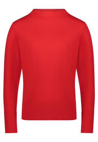 Strickpullover 40 Gerade - High Risk Red