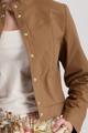 Trench Jacke mit Druckknopfverschluss