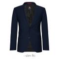 CG – CLUB of GENTS Sakko/jacket AMF-Cliff SS 30-031s0/62 blau