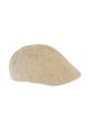 Flat Cap mit Gummizug Beige M
