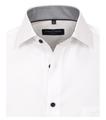Popeline Hemd uni 39 Modern Fit - Weiss